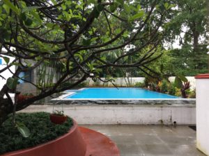 Newly renovated pool at Tower House Hotel